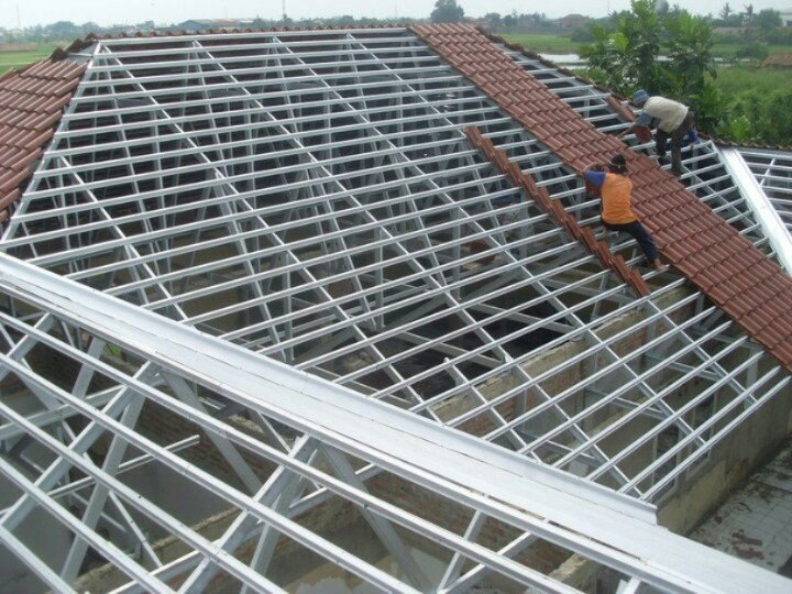 Aluminium roof truss India
